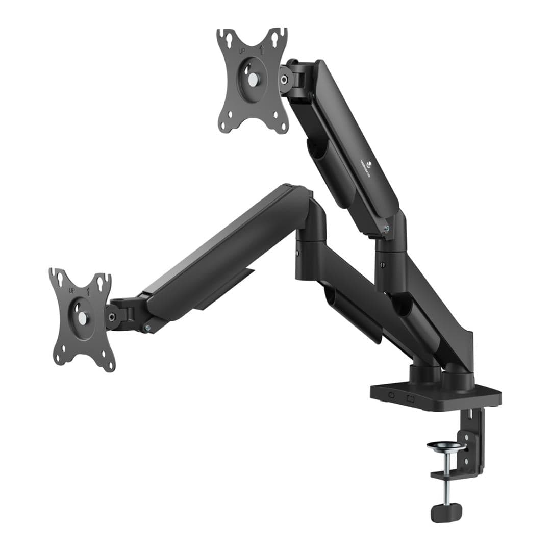 Volkano Steel Series 17-32-inch Full Motion Dual Monitor Desk Mount VK-4039-BK