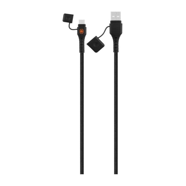 Volkano Rugged Type-A to Micro USB Water and Dust Proof Cable 1.2m VK-4100-U31