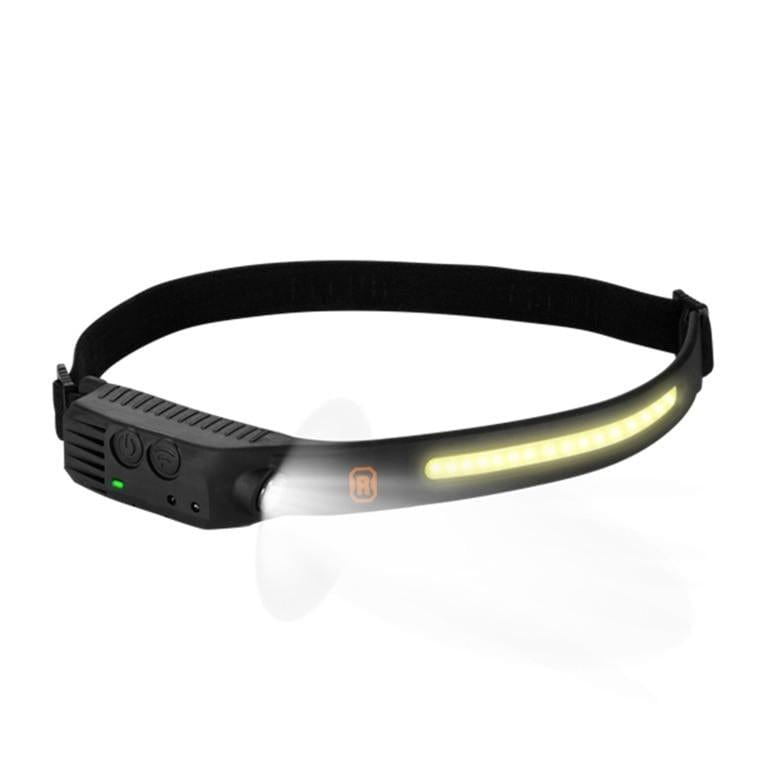 Volkano Rugged 500 Lumens COB Headlamp with Wave Sensor VK-4105-BK