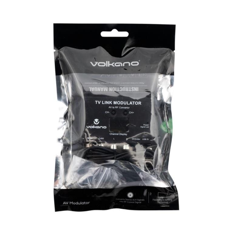 Volkano AV Modulator Black VK-4423-BK