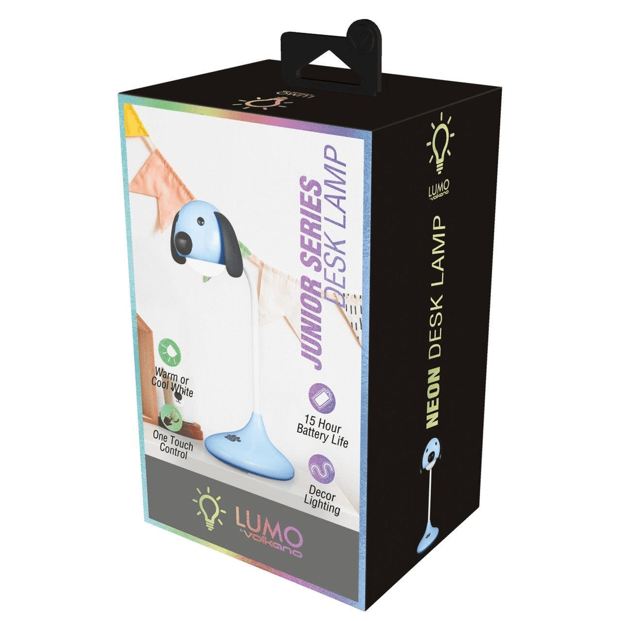 Volkano Lumo Neon Series LED Desk Lamp Blue Dog VK-50007-BL