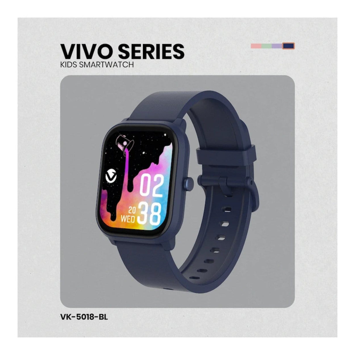 Volkano Vivo Series Kids Smart Watch Dark Blue VK-5018-BL