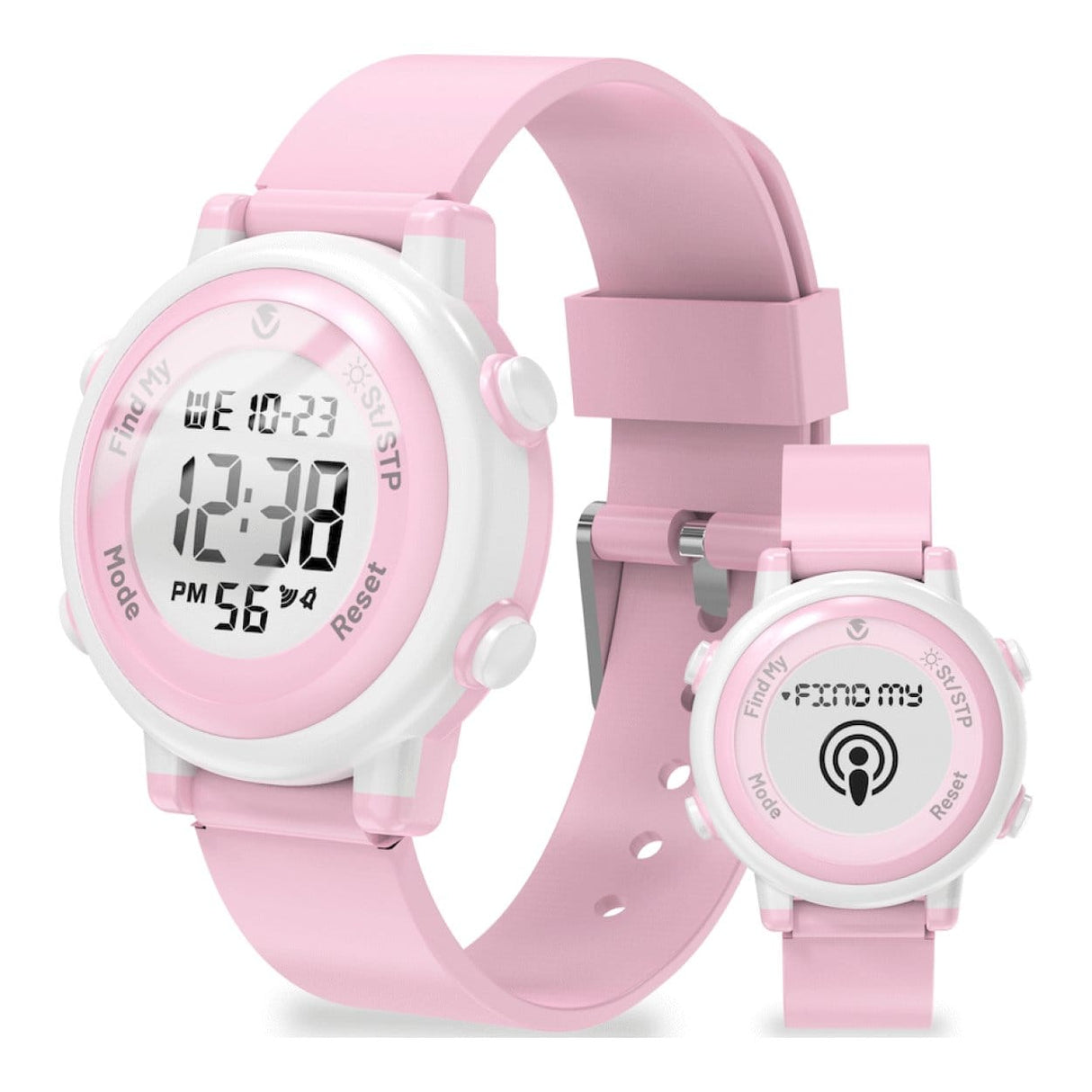 Volkano Kids Digital 3ATM Waterproof Watch Pink VK-5032-PNK