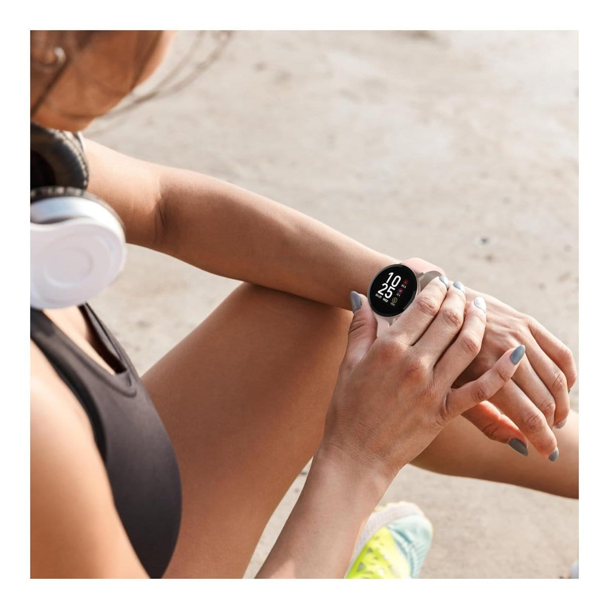 Volkano Active Tech Trend Series Watch with Heart Rate Monitor Gold VK-5073-GD(V2)