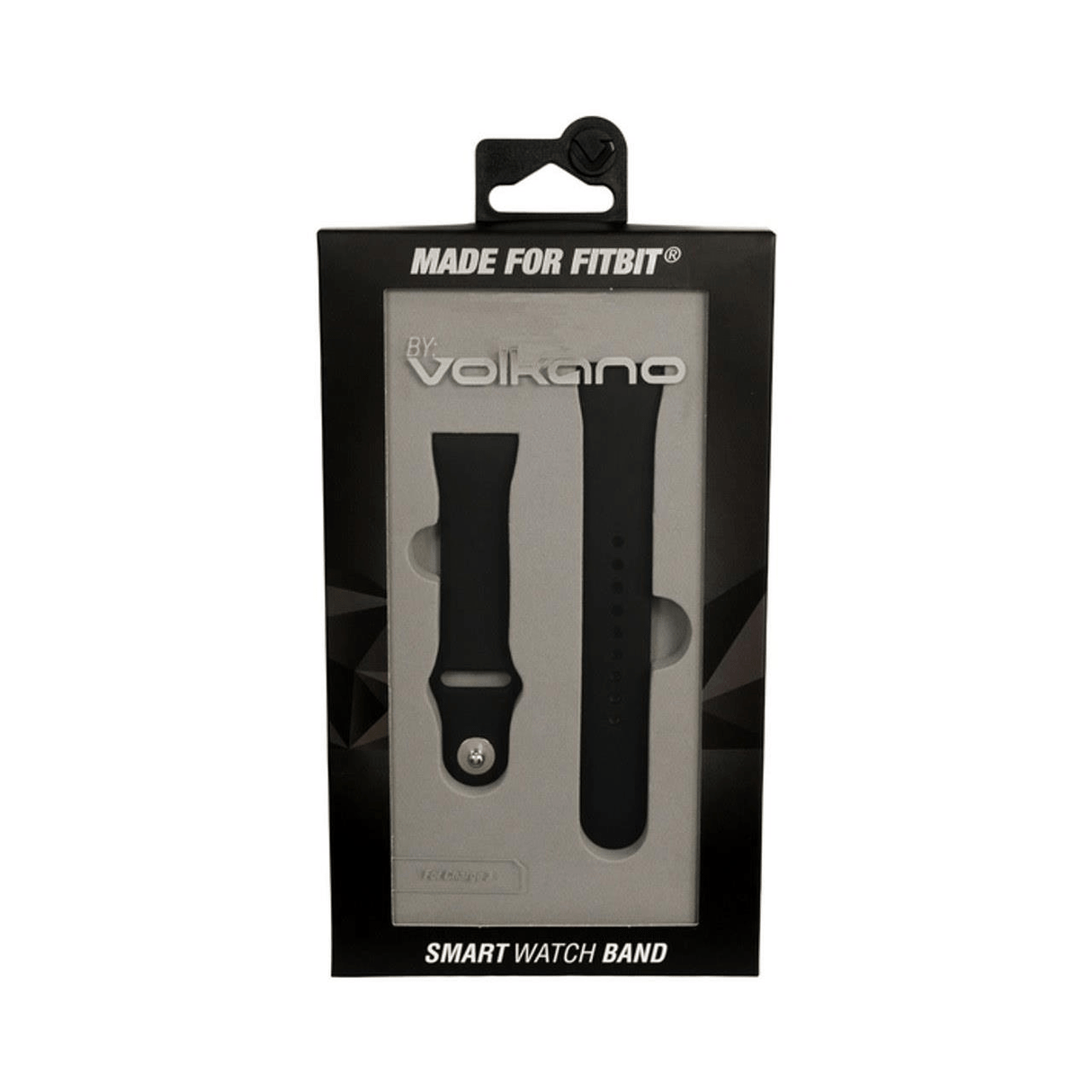Volkano Smart Watch Fitbit Charge Silicone Band Black VK-5109-BK