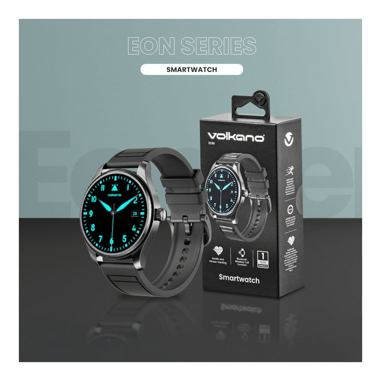 Volkano Eon Series Smartwatch Black VK-5110-BLK