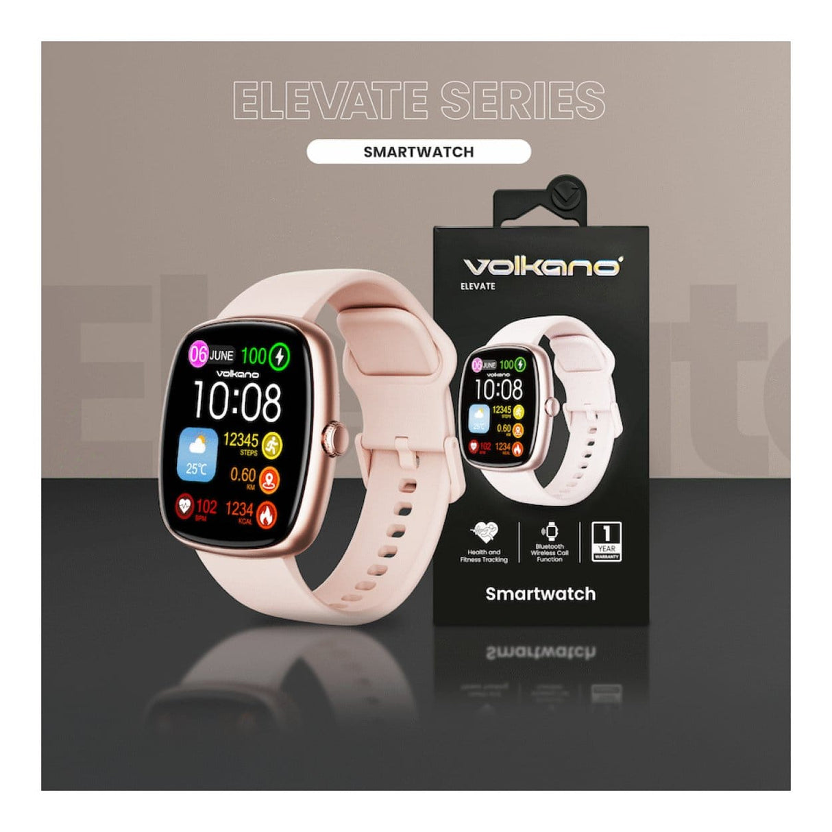 Volkano Elevate Series Smartwatch Gold VK-5115-GD