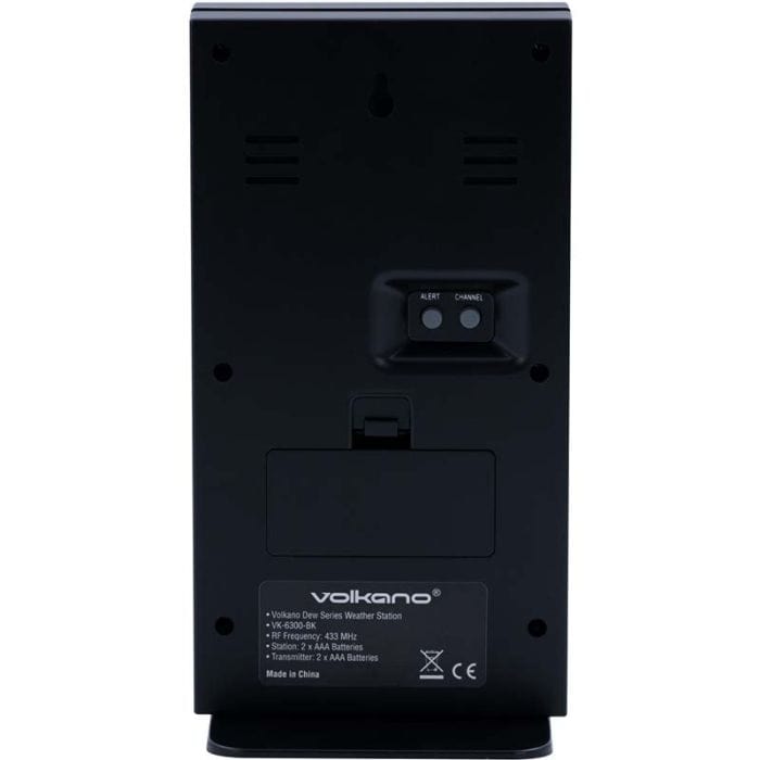 Volkano Dew Series Wireless Home Weather Station Black VK-6300-BK
