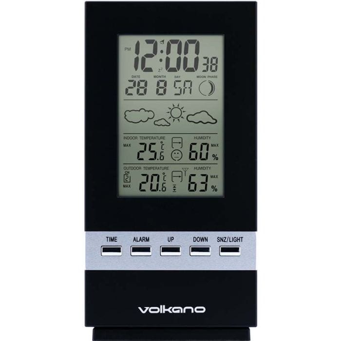 Volkano Dew Series Wireless Home Weather Station Black VK-6300-BK