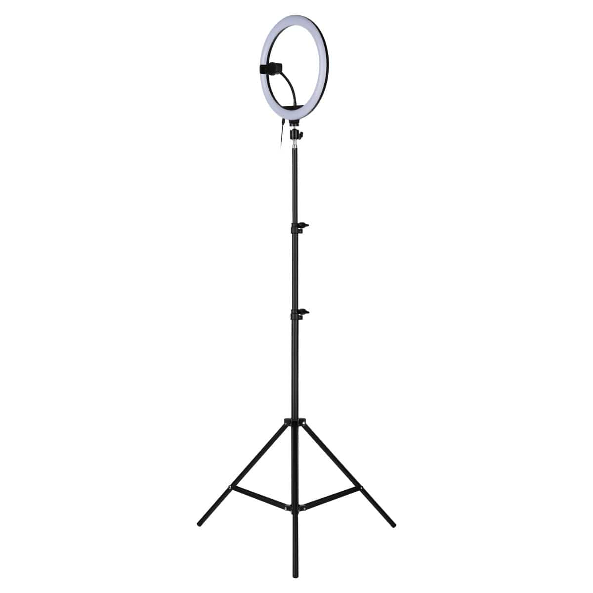 Volkano Insta Series 12-inch Ring Light on Tripod Black VK-6510-BK