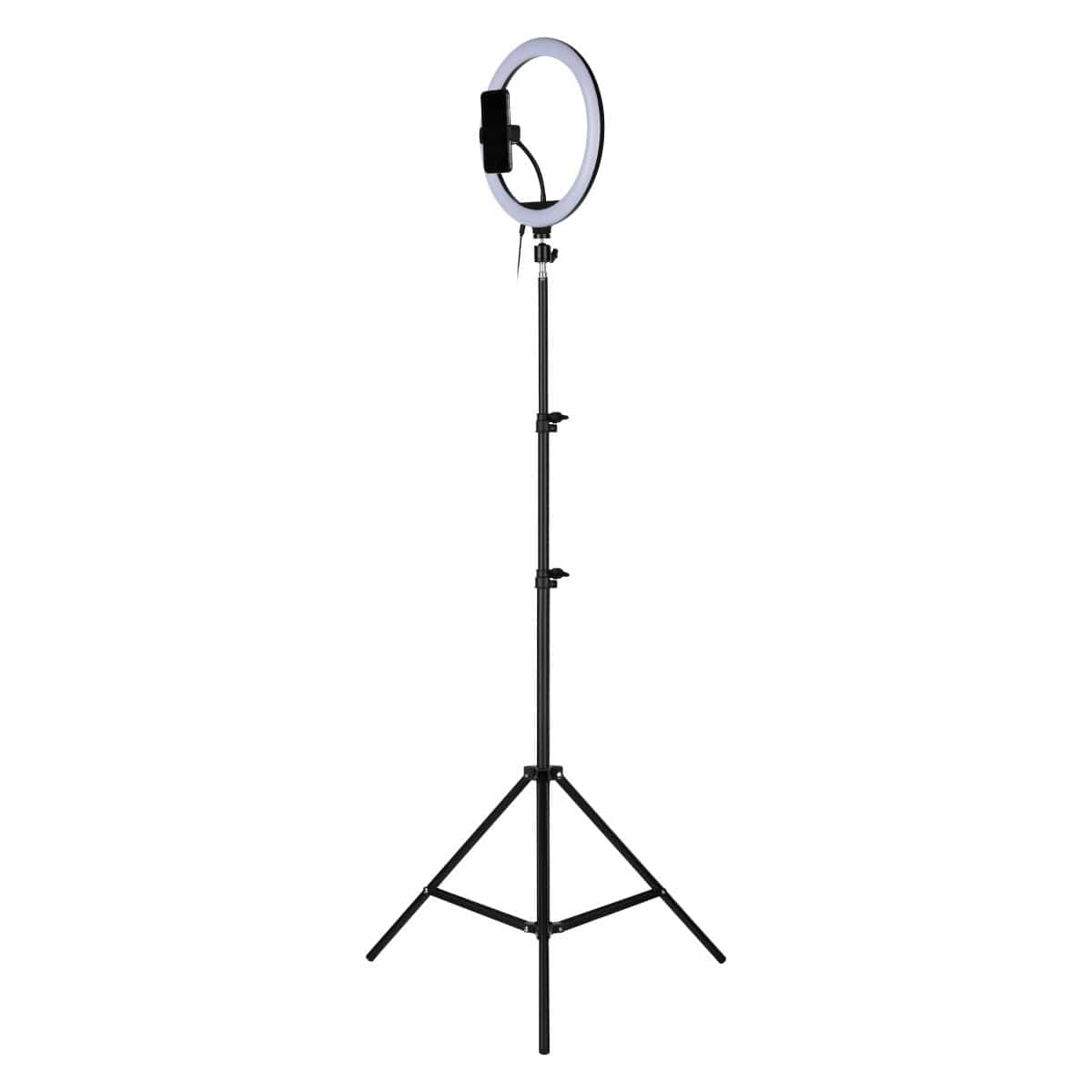 Volkano Insta Series 12-inch Ring Light on Tripod Black VK-6510-BK