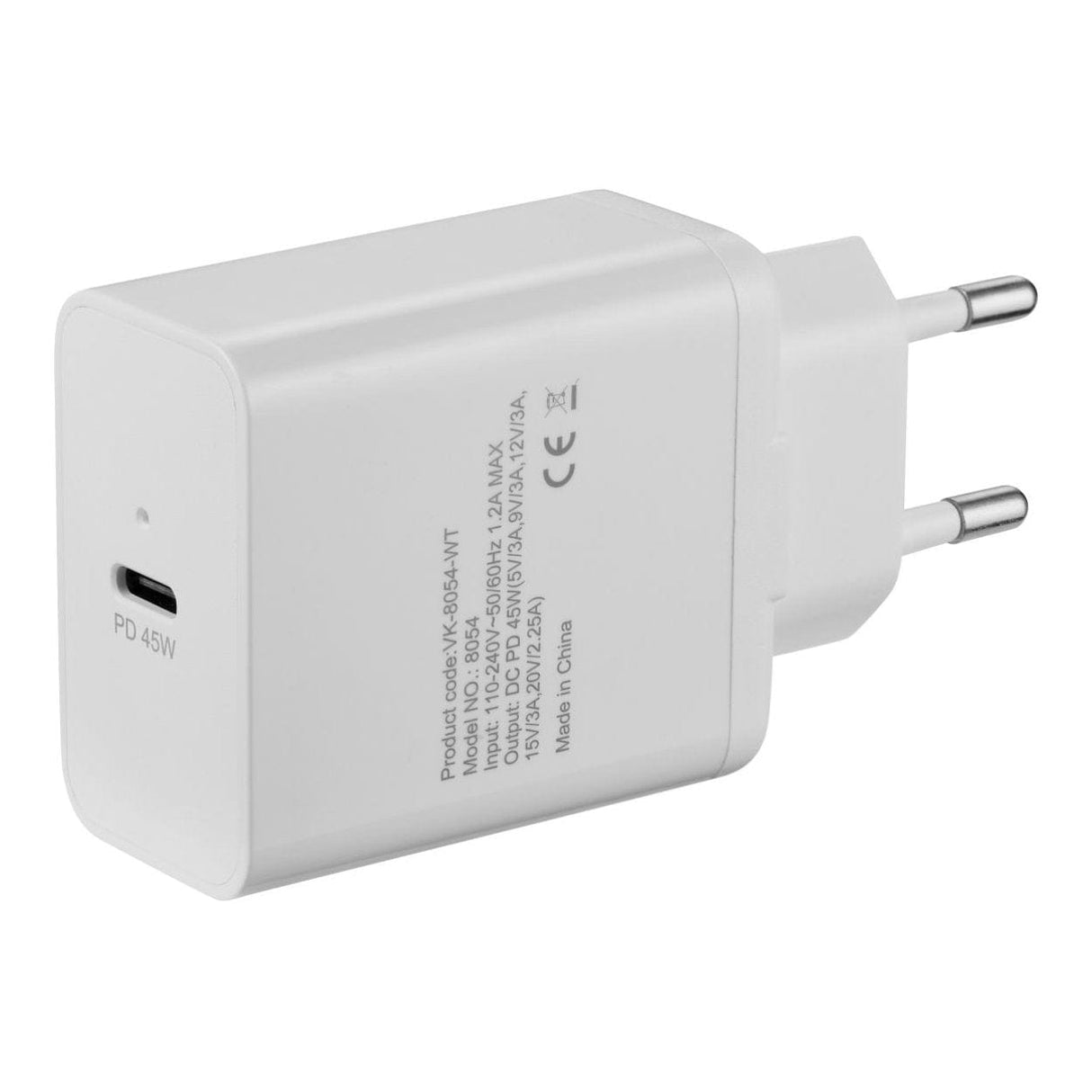 Volkano Potent Plus 45W GaN PD Wall Charger VK-8054-WT(V1)
