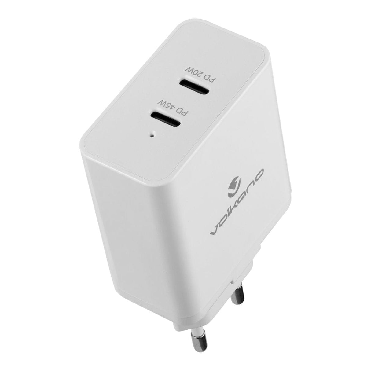 Volkano Potent Duo 65W Dual PD Wall Charger VK-8055-WT(V1)