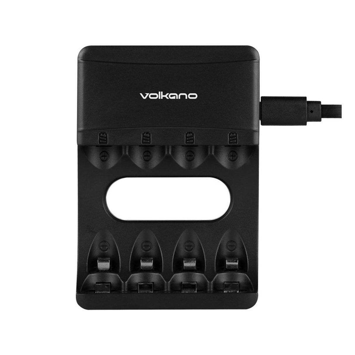 Volkano Extra Series 4-slot AA and AAA Battery Charger VK-8104-BK