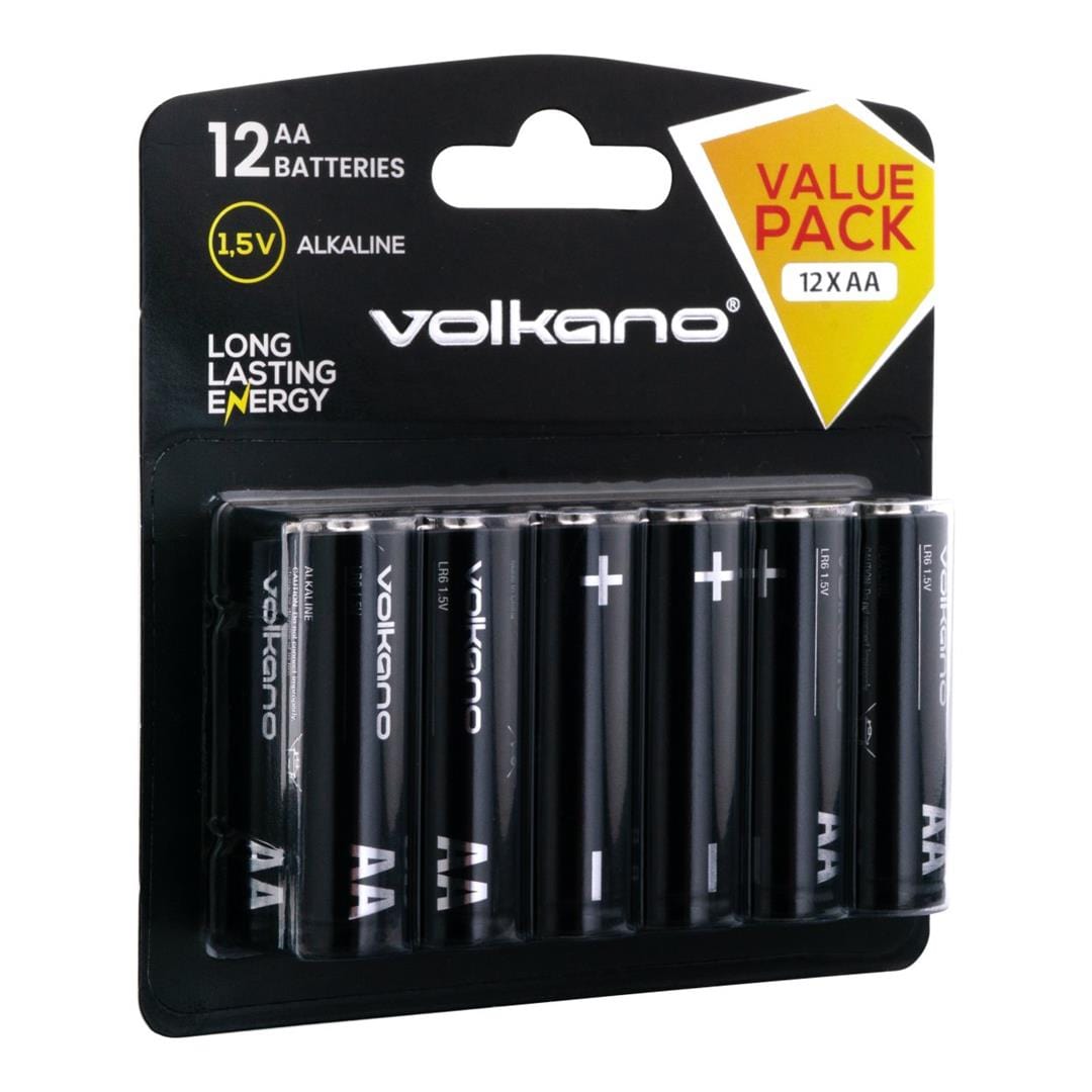 Volkano Extra AA Batteries 12-pack VK-8108-BK