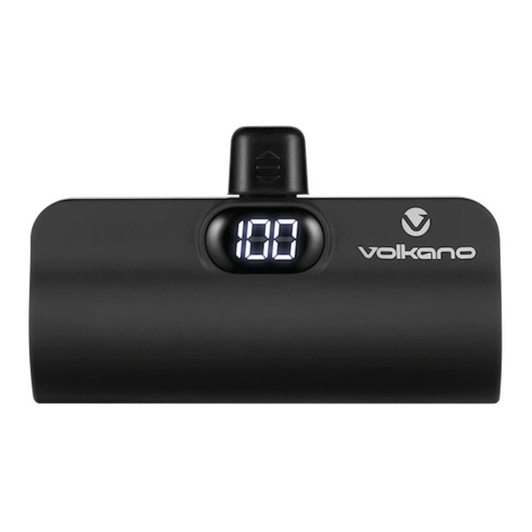 Volkano Relief Pro 5000mAh Type-C Direct Plug-in Power Bank VK-9027-BK(V1