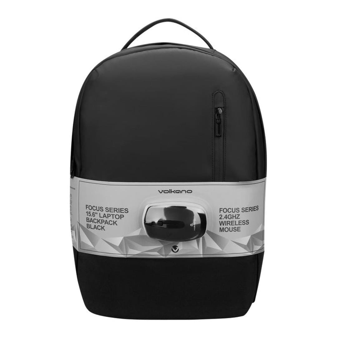 Volkano Taurus 15.6-inch Backpack & Mouse Combo VK-9196-BK