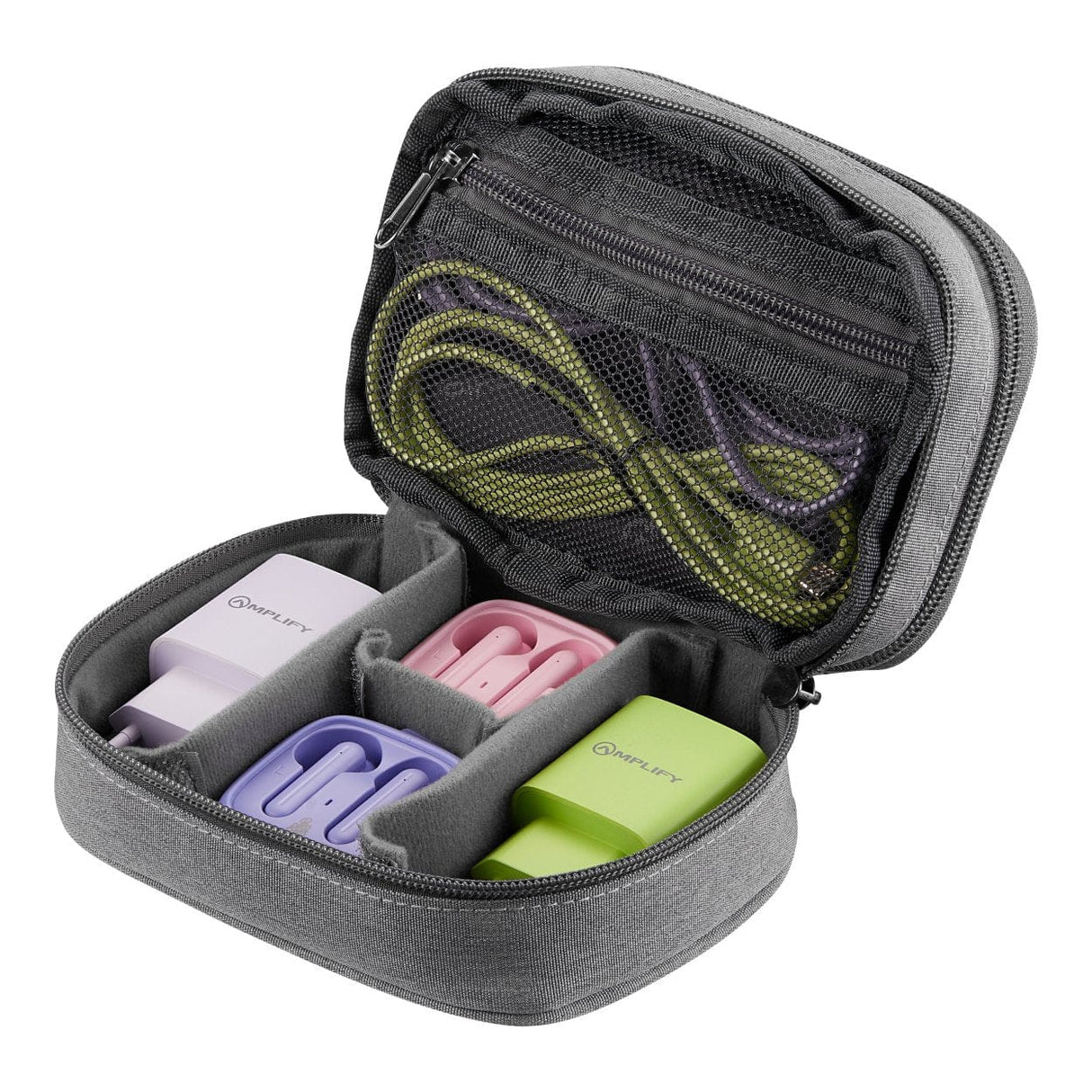 Volkano Cable Organiser Medium Grey VK-9302-GR