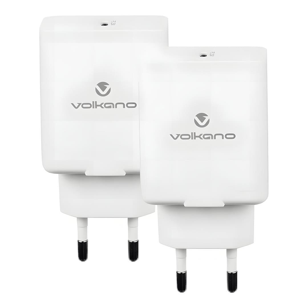 Volkano Potent Series 25W Wall Charger 2-pack White VK-BUN-89