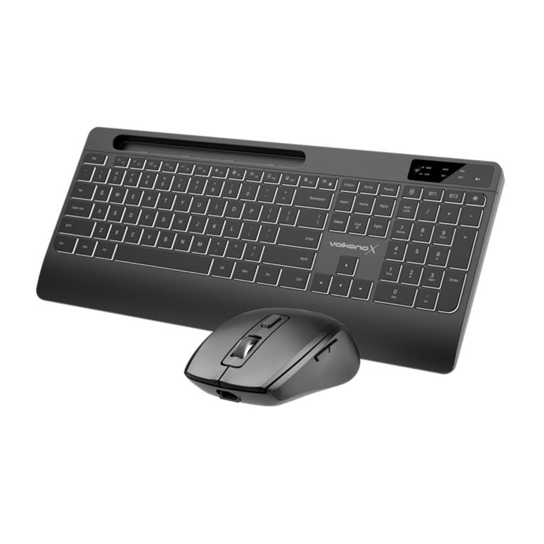 VolkanoX Gem Series Wireless Multimode Keyboard and Mouse Combo VKX-20237-BK