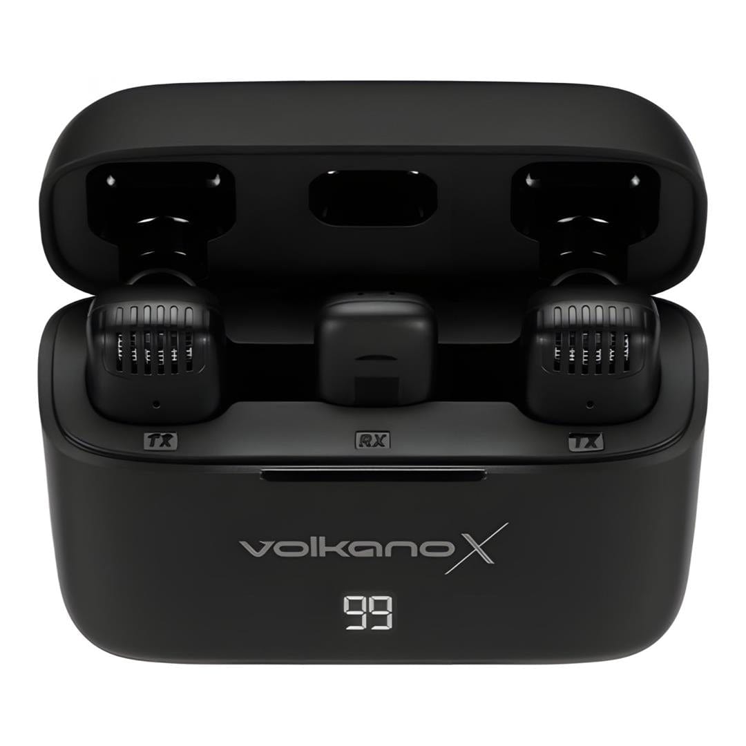 VolkanoX Prodigy 2 Series Wireless Lavalier Microphone Black VKX-30006-BK(V2)