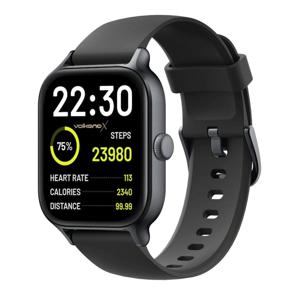 VolkanoX Syncra Premium GPS Smartwatch Black VKX-5022-BK