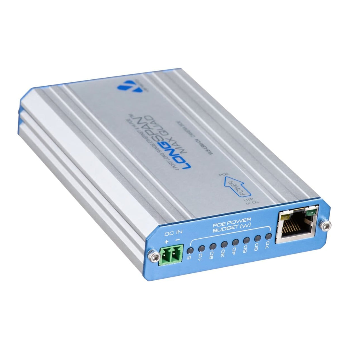 Veracity LONGSPAN Max Quad Camera 8-port PoE+ PoE 4 Extender VLS-LSM-C4