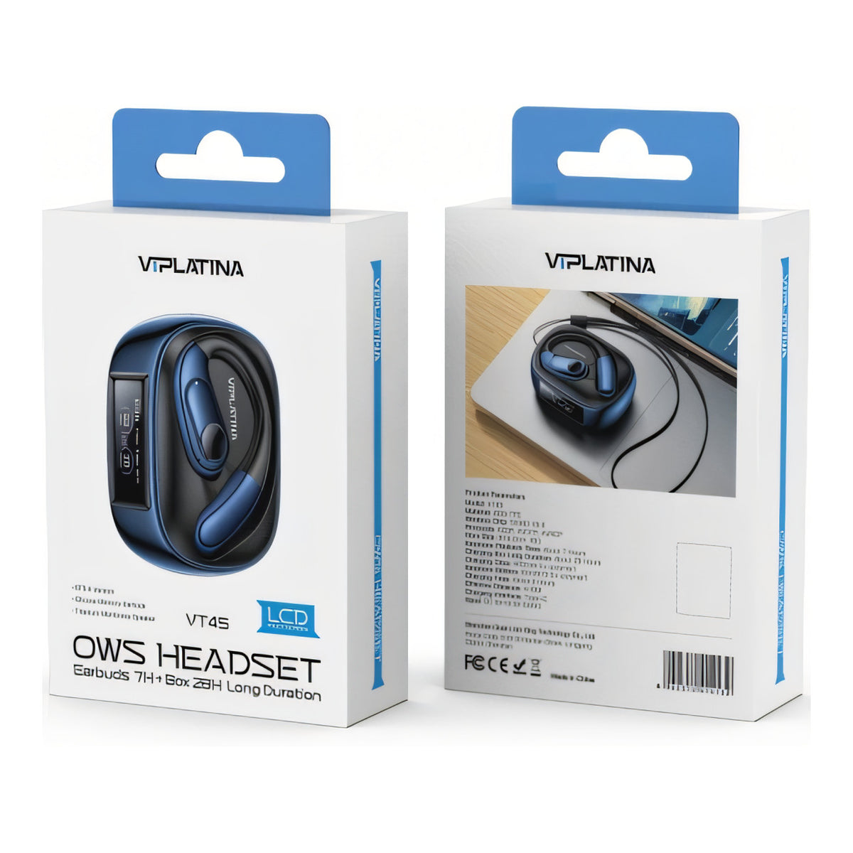 VIPLATINA VT45 OWS Open-Ear Wireless Earbuds