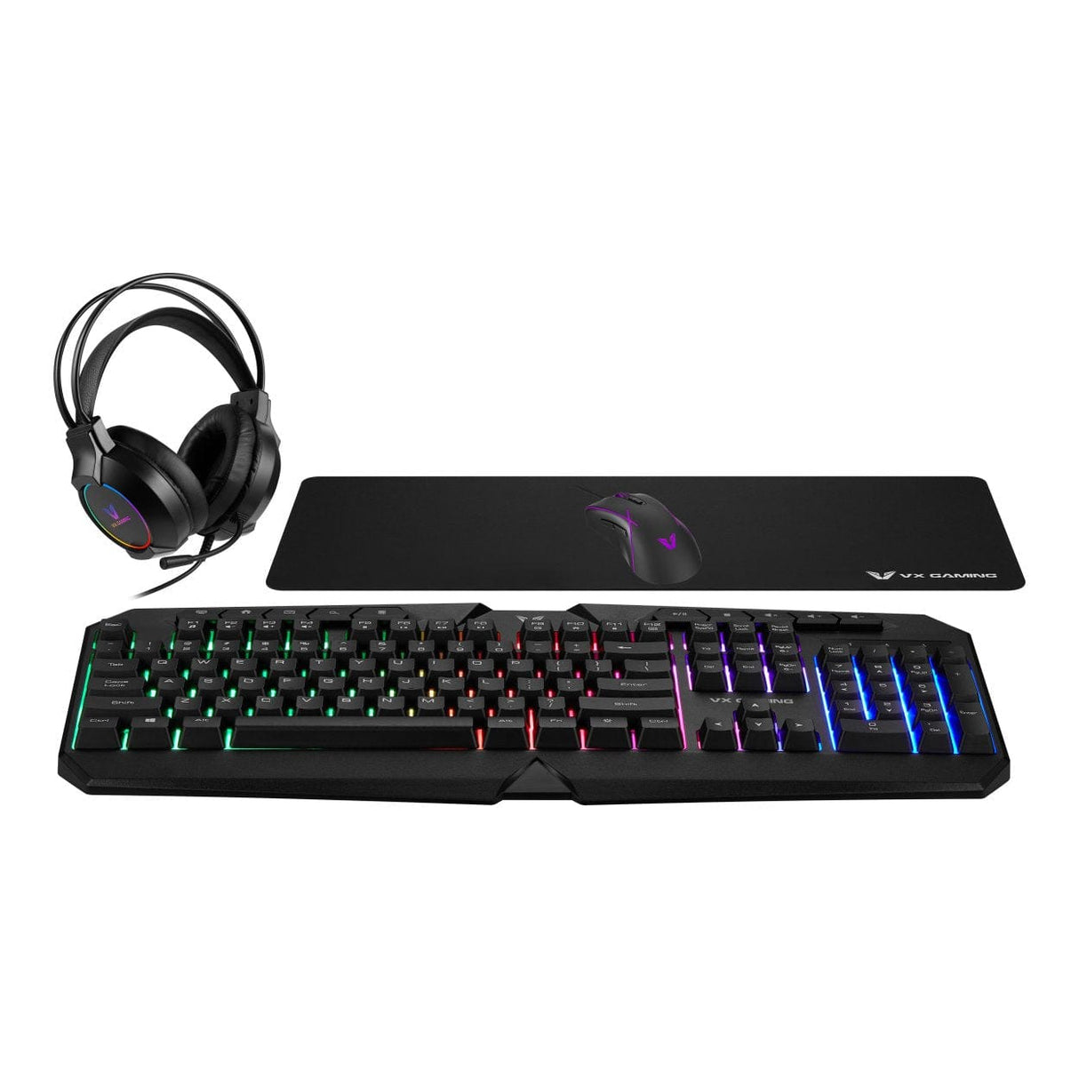 Volkano VX Heracles Series 4-in-1 Gaming Combo VX-147-BK(V3)