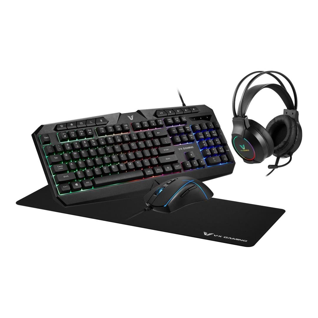 Volkano VX Heracles Series 4-in-1 Gaming Combo VX-147-BK(V3)