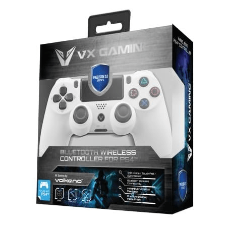 Volkano VX Gaming Precision 2.0 Series Wireless Playstation 4 Controller White VX-169-WT