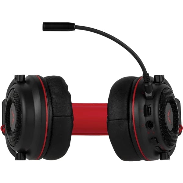Volkano VX Gaming Aviator Series Pro Gaming Headsets Black Red VX-178-BKRD