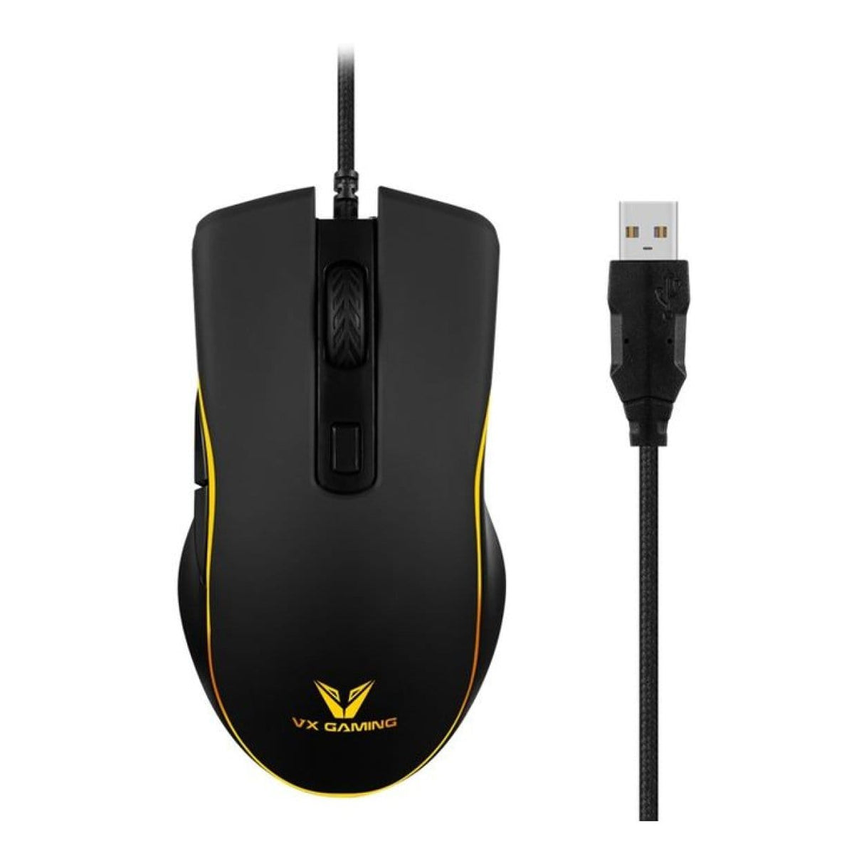 Volkano VX Gaming Hypnos Series Wired USB Gaming Mouse Black VX-210-BK