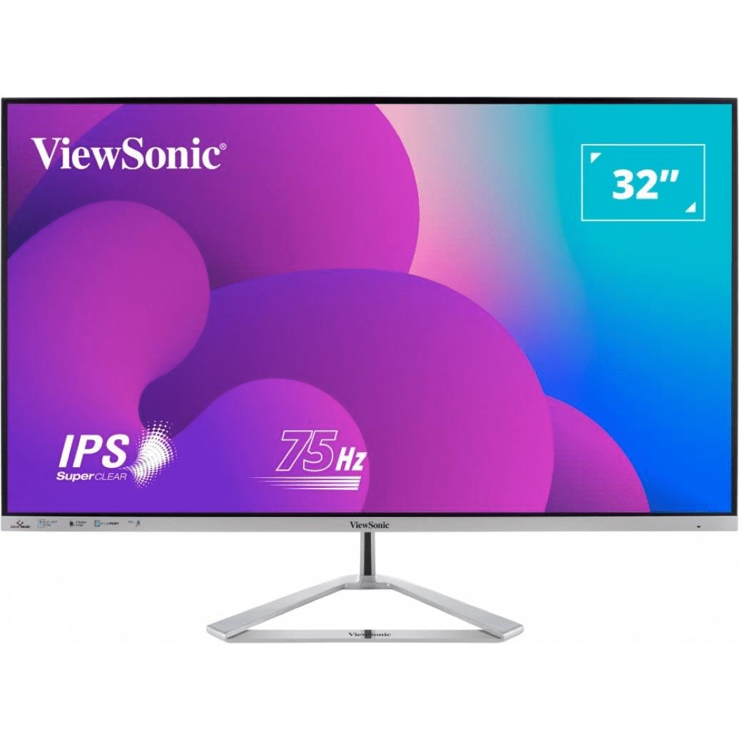 Viewsonic 32-inch 1920 x 1080p FHD 16:9 75Hz 4ms IPS LED Monitor VX3276MHD2