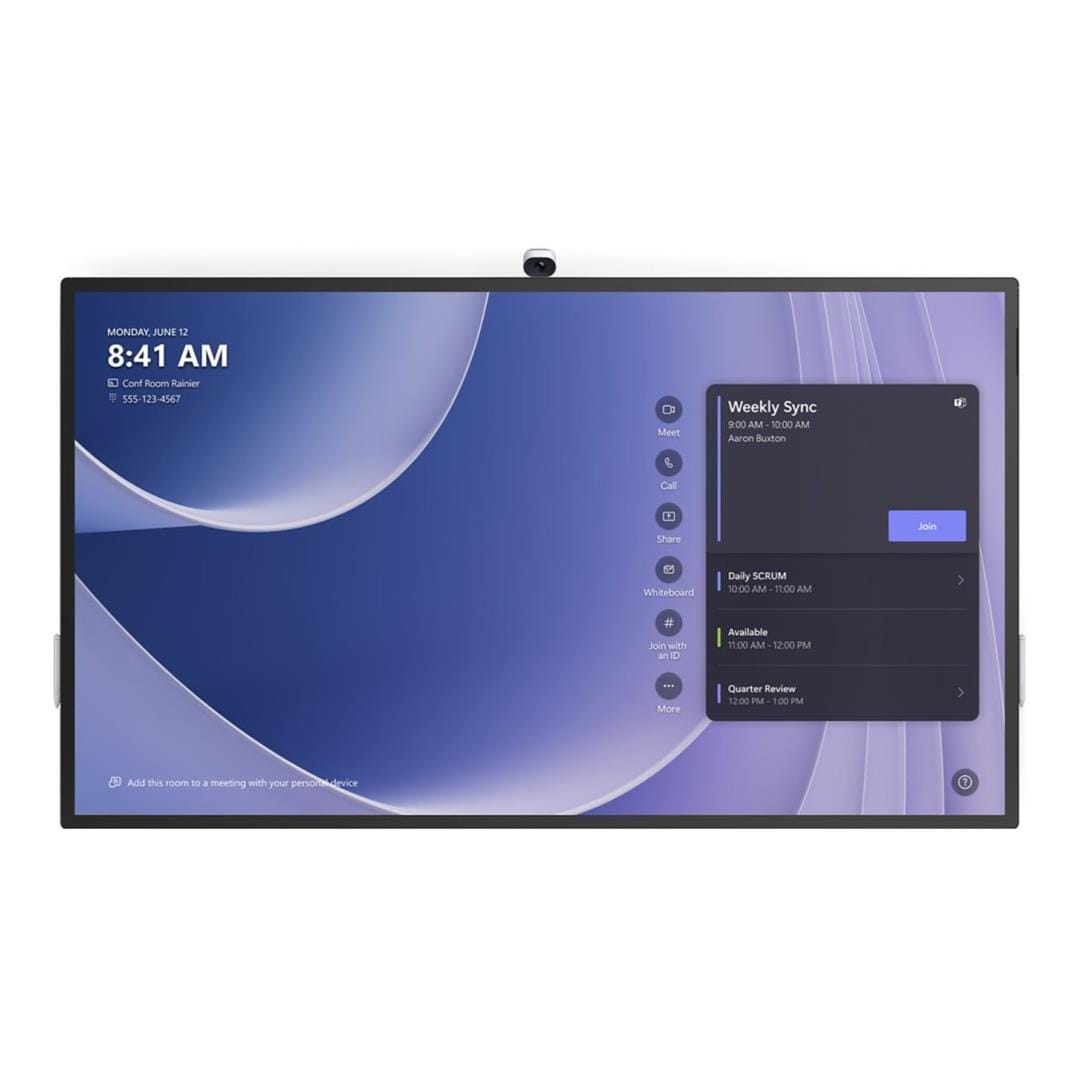 Microsoft Surface Hub 3 85-Inch 4K UHD Interactive Large Format Display Platinum VY7-00010