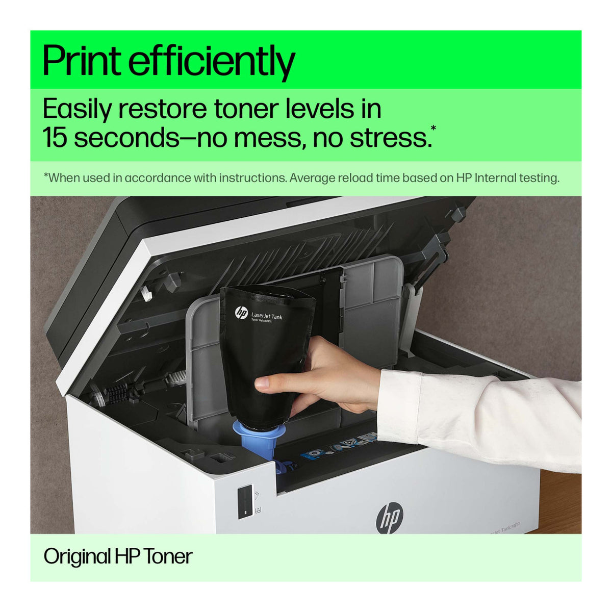 HP 154A Black Toner Reload Cartridges Kit 2,500 Pages Original W1540A