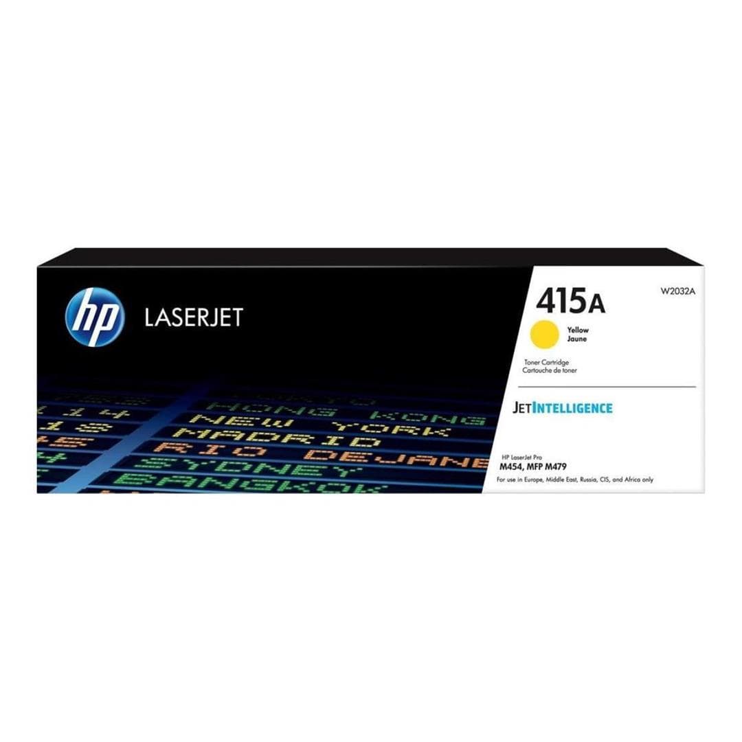 HP 415A Yellow Toner Cartridge 2,101 Pages Original W2032A Single-pack