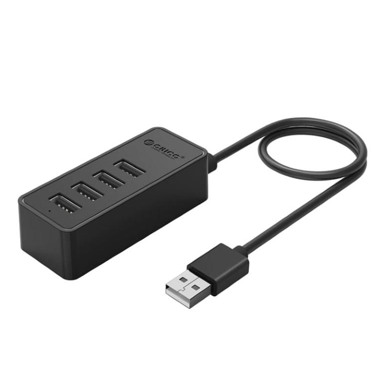 Orico 4-port USB Hub to Type-A Cable 30cm Black W5P-U2-030-BK-BP