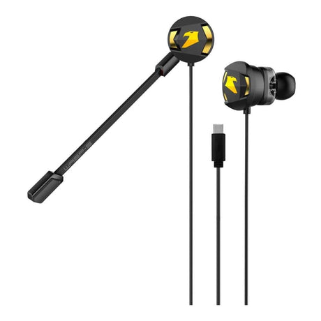 Armaggeddon Wasp-5 Type-C Gaming Earphones with Detachable Mic WASP5USBCBLK
