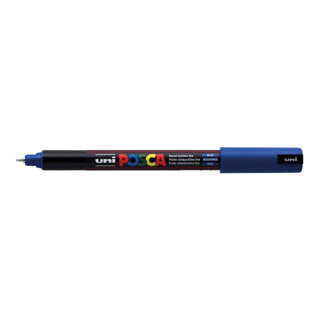 POSCA PC-1MR Metal Tip Fine 0.7mm Ultra Water Based Paint Marker - Blue 6-pack WBM-PC1MR-BLU