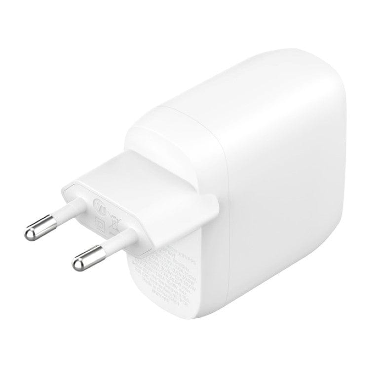 Belkin BoostCharge Pro 60W Dual-port USB Type-C with PPS Wall Charger White WCB010VFWH