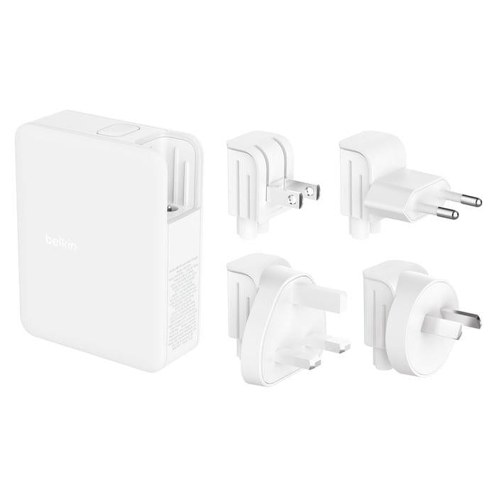 Belkin BoostCharge Pro 140W AC 4-port GaN Universal Wall Charger - White WCH014BTWH