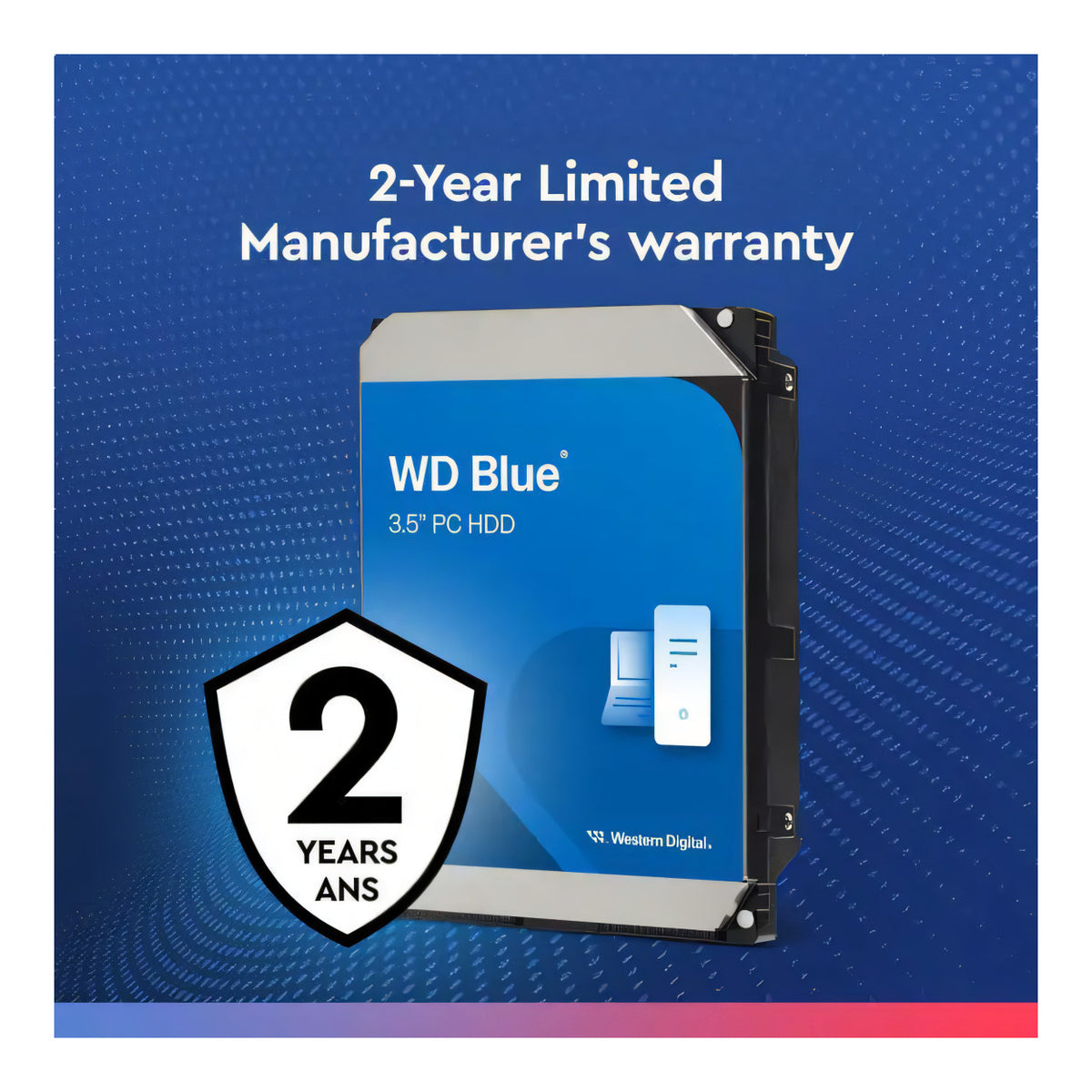 Western Digital WD Blue 3.5-inch 2TB SATA Internal Hard Drive WD20EZBX
