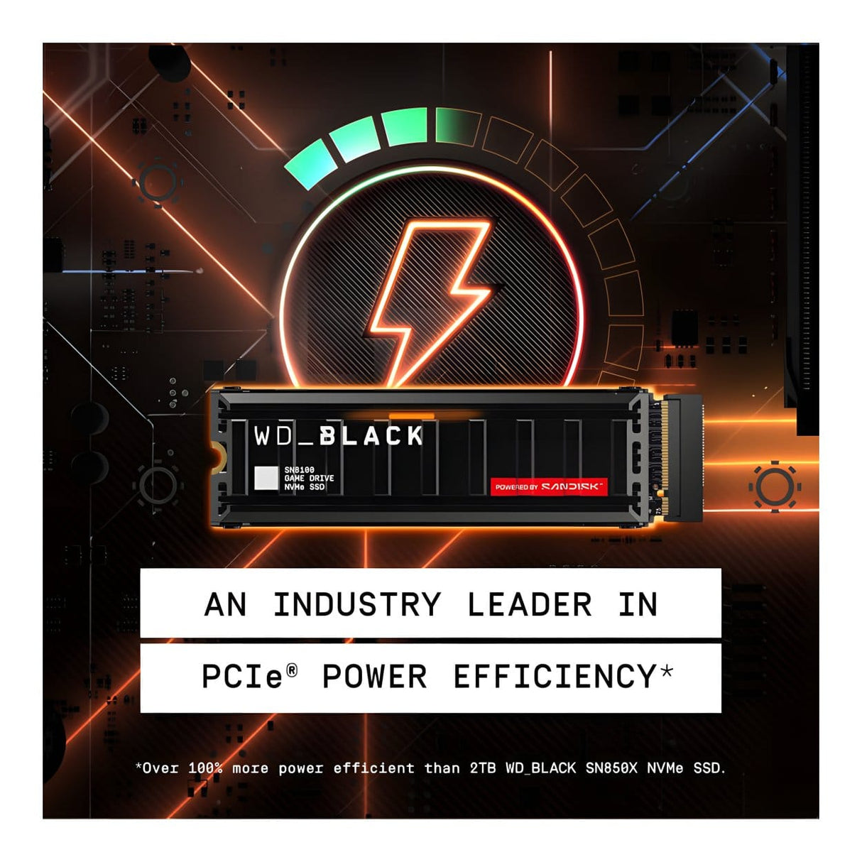 WD Black SN8100 2TB M.2 PCIe 5.0 NVMe 3D TLC NAND Internal SSD WDS200T1XHM