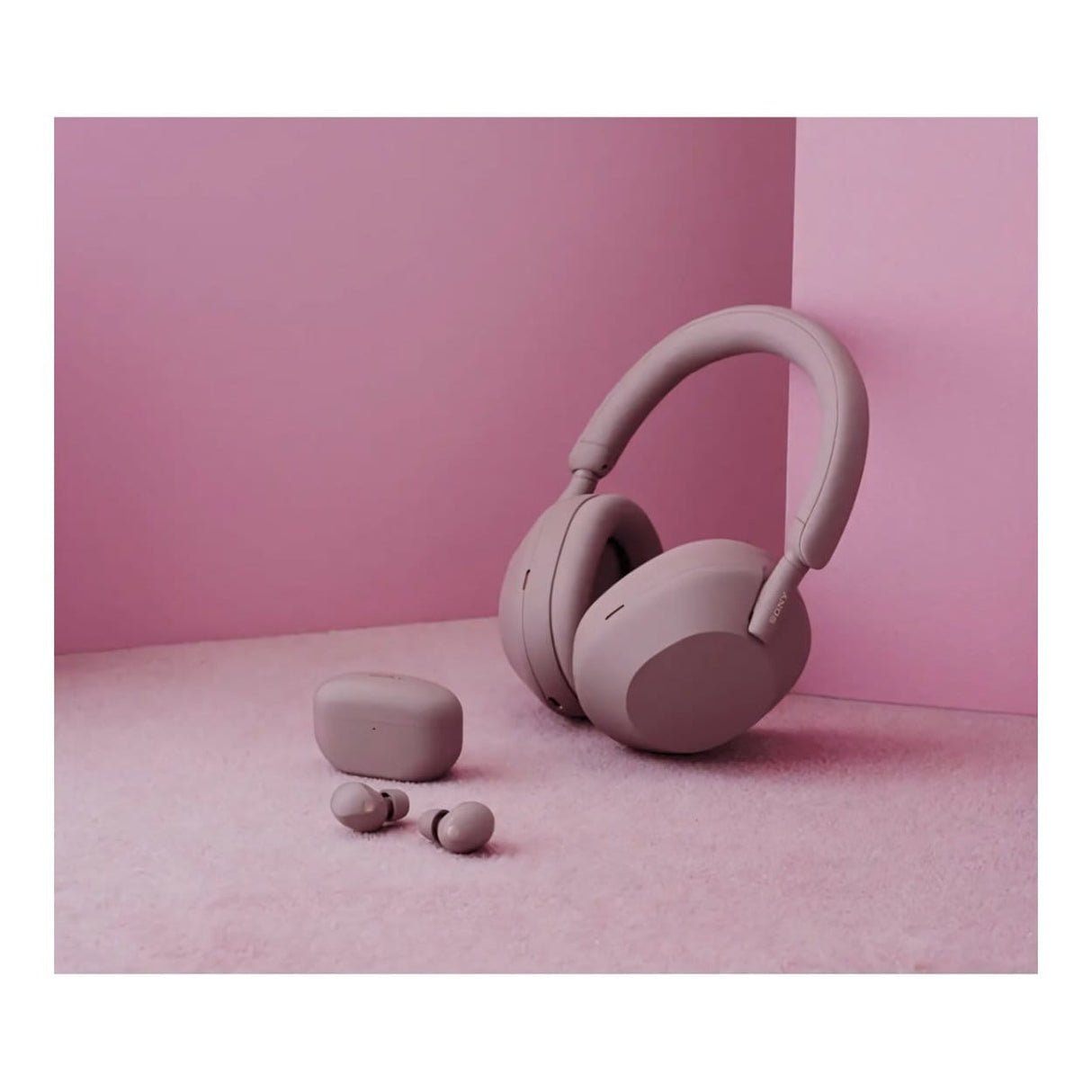 Sony WF-1000XM5 TWS Wireless Noise Cancelling Earbuds - Smoky Pink