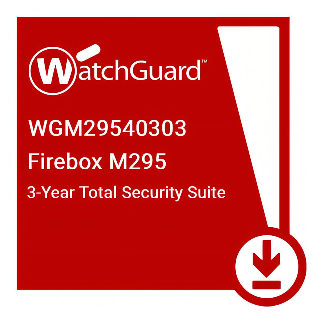 WatchGuard Firebox M295 3-year Total Security Suite Renewal/Upgrade