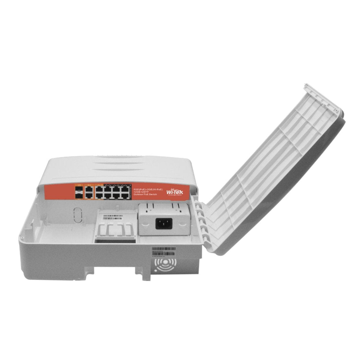 Wi-Tek 8-port GbE PoE Outdoor Switch with 2x GbE Uplink and 2x SFP ports WI-PS310GF-O