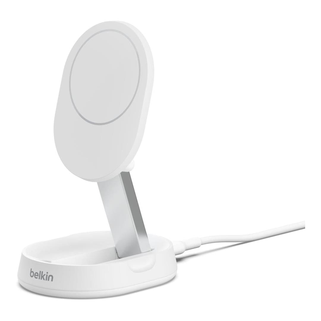 Belkin BoostCharge Pro 15W Convertible Magnetic Wireless Charging Stand with Qi2 WIA008btWH