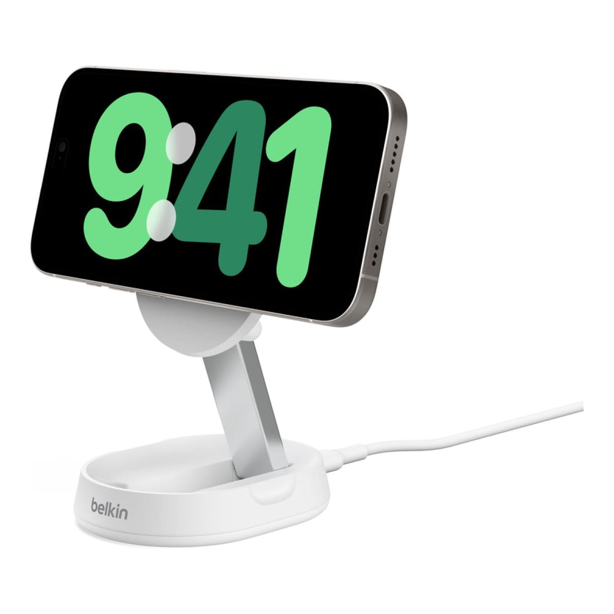 Belkin BoostCharge Pro 15W Convertible Magnetic Wireless Charging Stand with Qi2 WIA008btWH