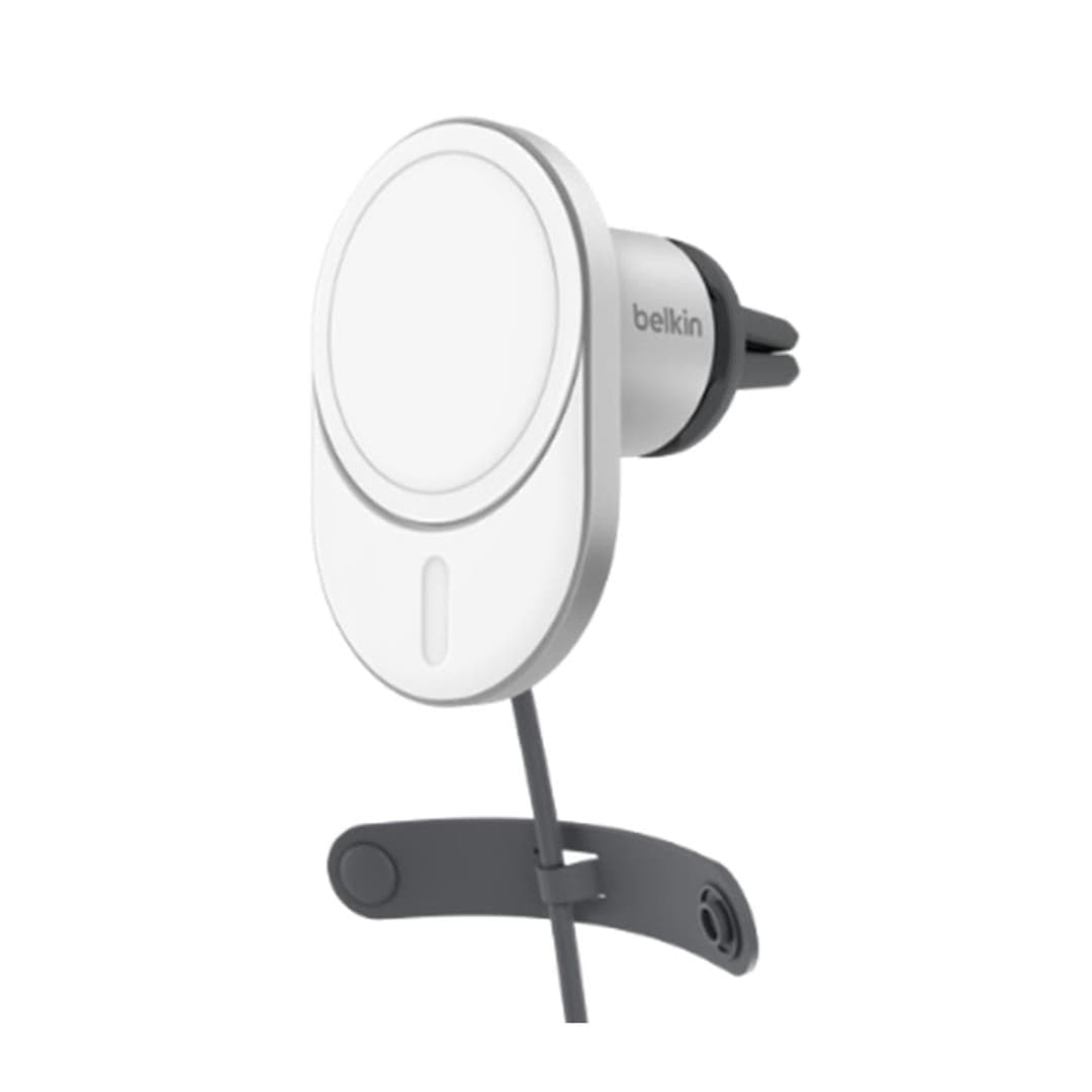 Belkin BoostCharge Pro 15W Magnetic Wireless Car Charger with Qi2 WIC008BTGR-V2